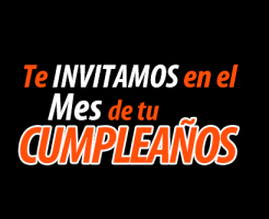 Aplica en el mes de tu cumpleaños. Debes presentar tu identificación. No aplica en otras promociones. Si acudes con 5 invitados más. el festejado no paga. Si acudes con 3 invitados más (mesa de 4) eliges un caipirinha o pastel individual